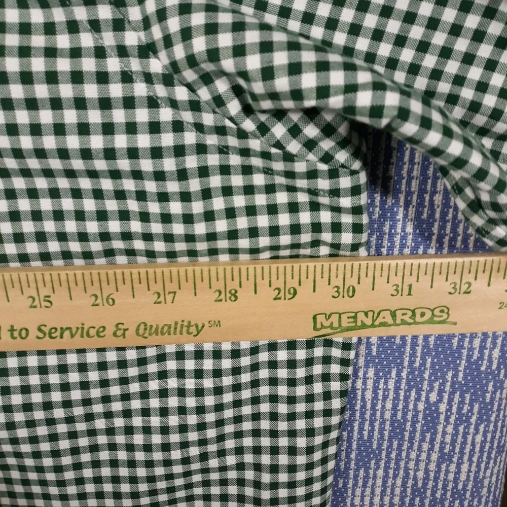 Polo Ralph Lauren Shirt Mens 3XL Tall Classic Fit Pony Green Gingham Plaid